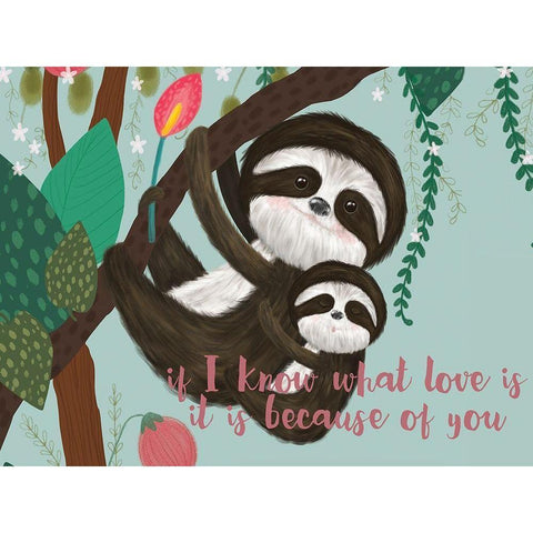 Mothers Love Collection A Gold Ornate Wood Framed Art Print with Double Matting by Hernandez, Larisa