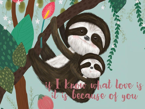 Mothers Love Collection A Black Ornate Wood Framed Art Print with Double Matting by Hernandez, Larisa