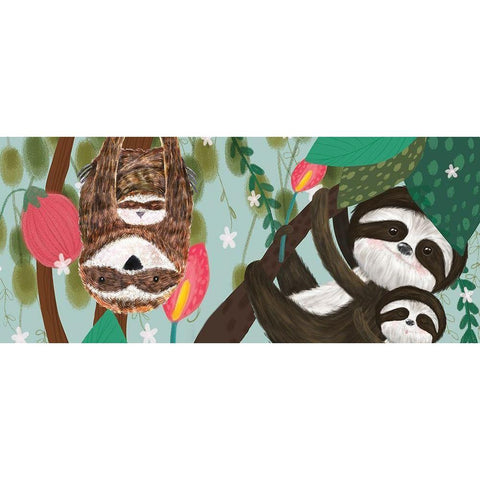 Mothers Love Collection D Black Modern Wood Framed Art Print with Double Matting by Hernandez, Larisa