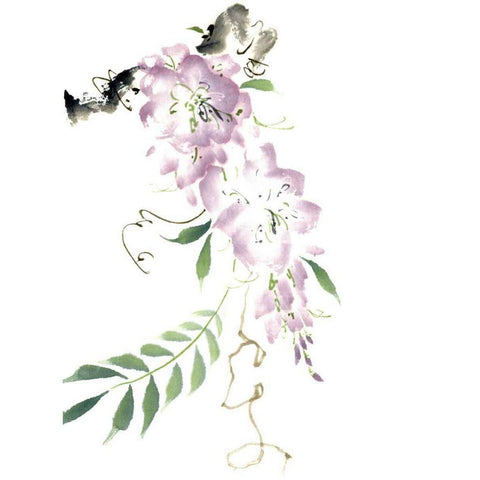 Circle of Love White Modern Wood Framed Art Print by Parker, Nan Rae