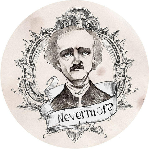 Nevermore Collection C Black Ornate Wood Framed Art Print with Double Matting by Parker, Jennifer Paxton