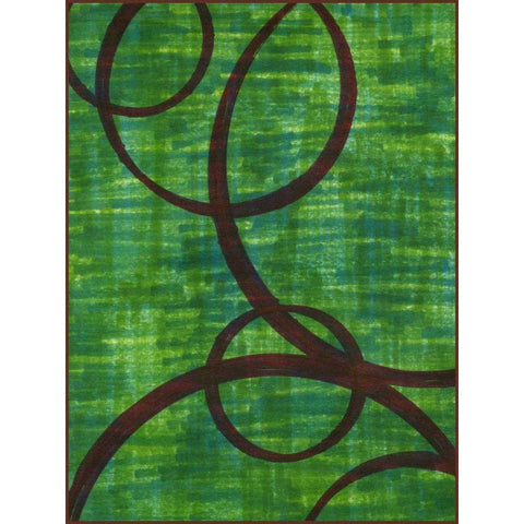 Crimson Trace I Gold Ornate Wood Framed Art Print with Double Matting by McMullen, Charles