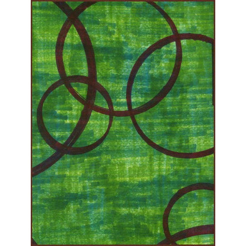 Crimson Trace II Gold Ornate Wood Framed Art Print with Double Matting by McMullen, Charles