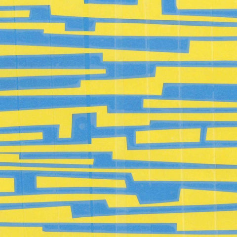 Modern Circuit VII Black Ornate Wood Framed Art Print with Double Matting by McMullen, Charles