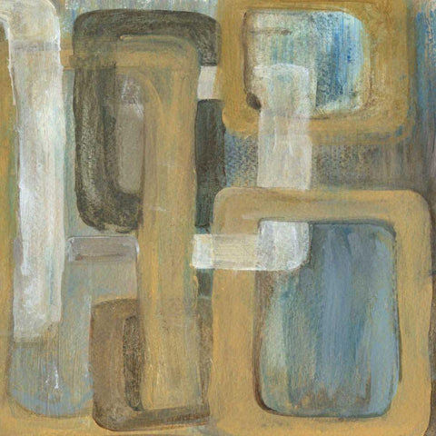 Frame Link II Black Modern Wood Framed Art Print by Choate, Lisa