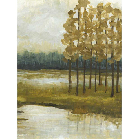 Etoile II Gold Ornate Wood Framed Art Print with Double Matting by McMullen, Charles