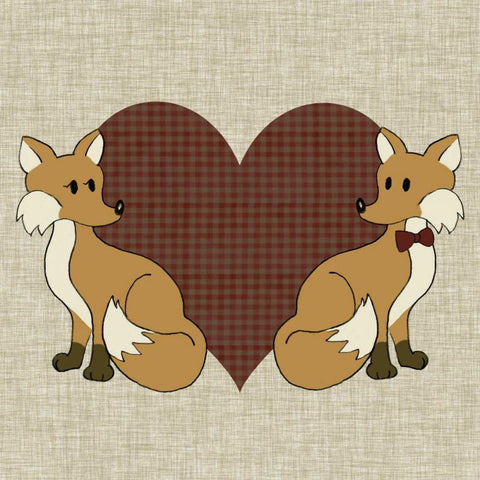 You and Me II Gold Ornate Wood Framed Art Print with Double Matting by Ilosky, Pam