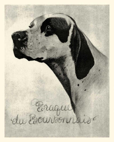 B and W Brague du Bourbonnais Black Ornate Wood Framed Art Print with Double Matting by Vision Studio