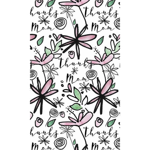 Got It From My Mama Collection E Black Modern Wood Framed Art Print by Sizemore, Natalie