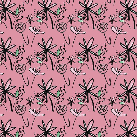 Got It From My Mama Collection H Black Modern Wood Framed Art Print with Double Matting by Sizemore, Natalie