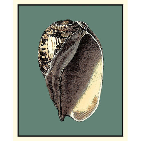 Oceans Treasure II Gold Ornate Wood Framed Art Print with Double Matting by Vision Studio