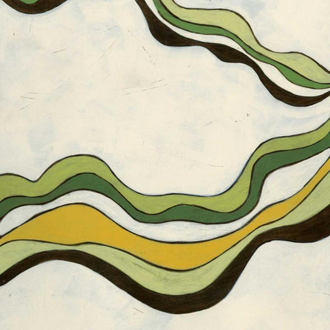 Bandeau I Black Ornate Wood Framed Art Print with Double Matting by Vess, June Erica