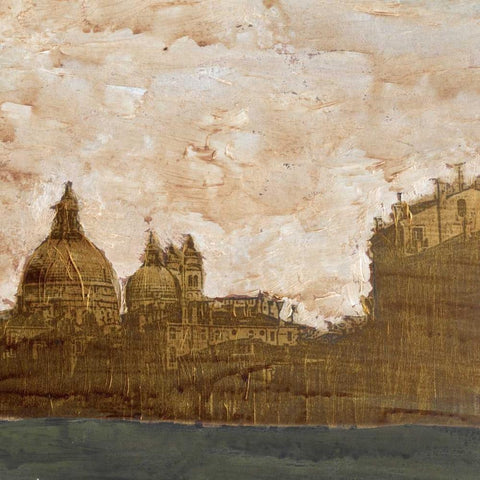 Venetian Holiday II Black Modern Wood Framed Art Print by Ludwig, Alicia