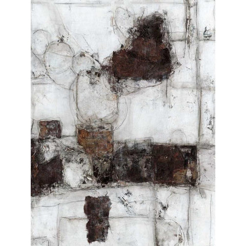 Metaphysical II White Modern Wood Framed Art Print by Crawford, Beverly