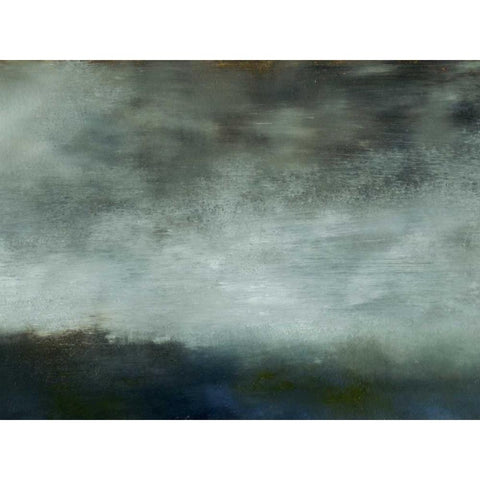 Water III Black Modern Wood Framed Art Print with Double Matting by Gordon, Sharon