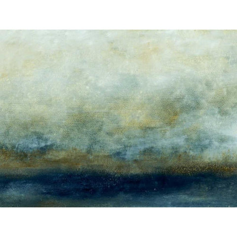 Water III Black Modern Wood Framed Art Print with Double Matting by Gorden, Sharon