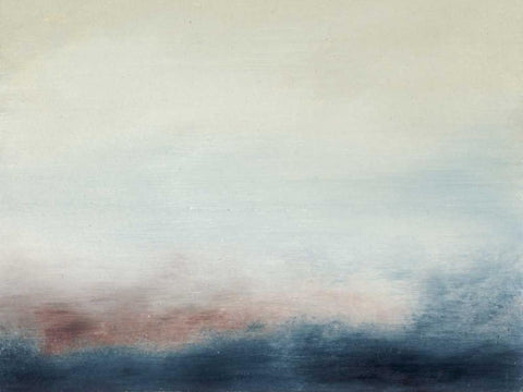 Water V Black Ornate Wood Framed Art Print with Double Matting by Gorden, Sharon