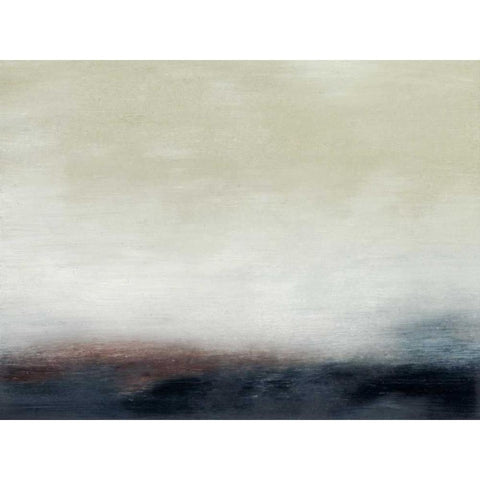 Water VI White Modern Wood Framed Art Print by Gordon, Sharon