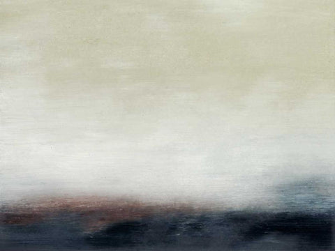 Water VI Black Ornate Wood Framed Art Print with Double Matting by Gordon, Sharon