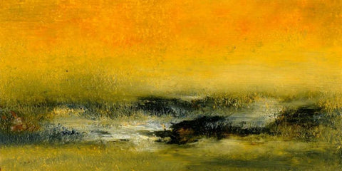 Mid Day I Black Ornate Wood Framed Art Print with Double Matting by Gordon, Sharon