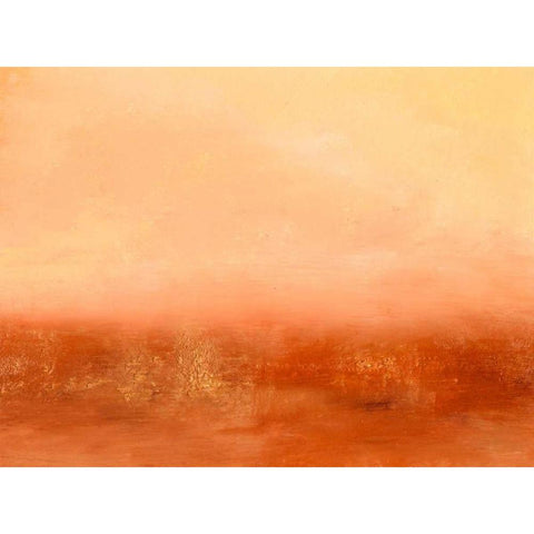 Orange II White Modern Wood Framed Art Print by Gordon, Sharon