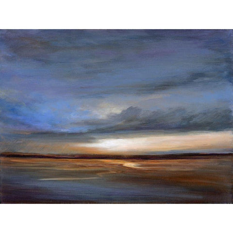 Salt Flats White Modern Wood Framed Art Print by Finch, Sheila