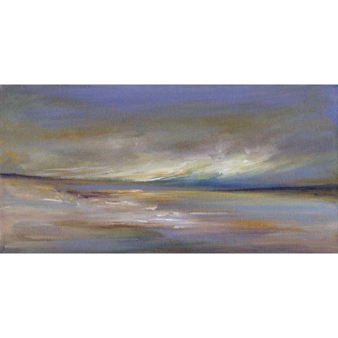 Sea Breeze White Modern Wood Framed Art Print by Finch, Sheila