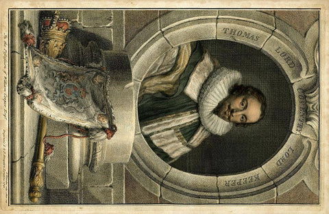 Houbraken Portrait IV Black Ornate Wood Framed Art Print with Double Matting by Houbraken, J.