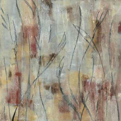 Autumn Harvest I Black Modern Wood Framed Art Print with Double Matting by Vision Studio