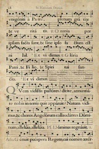 Vellum Songbook III Black Ornate Wood Framed Art Print with Double Matting by Unknown