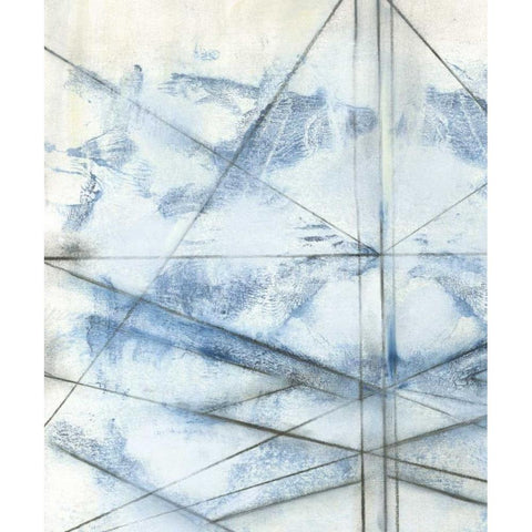 Cloud Spectrum I White Modern Wood Framed Art Print by Goldberger, Jennifer