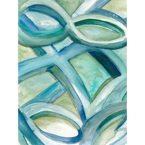 Infinite Angle II Black Modern Wood Framed Art Print by Choate, Lisa
