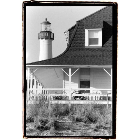 Cape May Afternoon II Black Modern Wood Framed Art Print by DeNardo, Laura