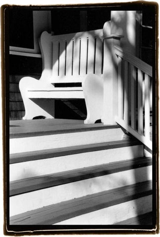 Cape May Afternoon III Black Ornate Wood Framed Art Print with Double Matting by DeNardo, Laura