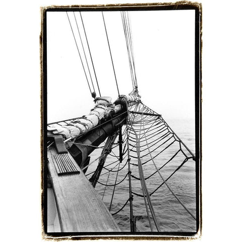 Set Sail IV Gold Ornate Wood Framed Art Print with Double Matting by DeNardo, Laura