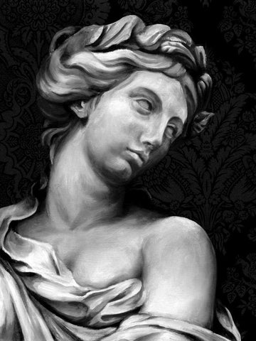 Ornate Sculpture I Black Ornate Wood Framed Art Print with Double Matting by Harper, Ethan