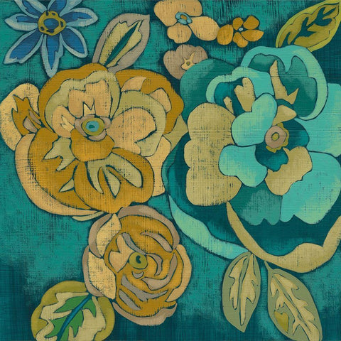 Trousseau Chintz III White Modern Wood Framed Art Print by Zarris, Chariklia