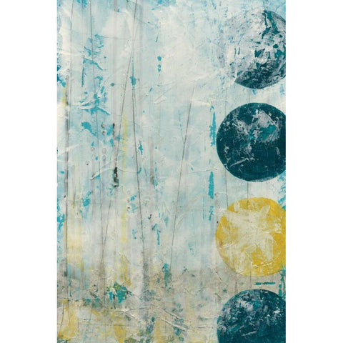 Phase Shift II White Modern Wood Framed Art Print by Vess, June Erica