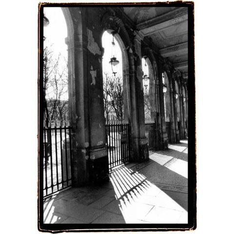 Parisian Archways II White Modern Wood Framed Art Print by DeNardo, Laura