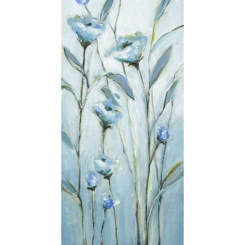 Blue Moon Gold Ornate Wood Framed Art Print with Double Matting by Long, Christina