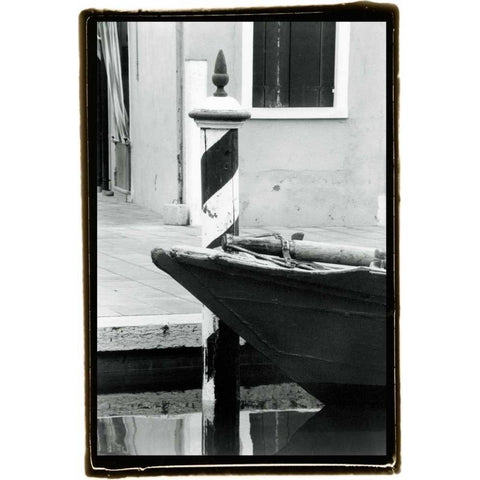 Waterways of Venice I Black Modern Wood Framed Art Print by DeNardo, Laura