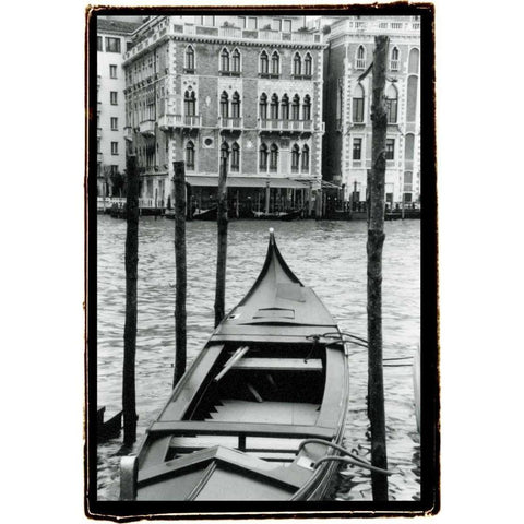 Waterways of Venice III Black Modern Wood Framed Art Print by DeNardo, Laura