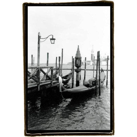 Waterways of Venice IV White Modern Wood Framed Art Print by DeNardo, Laura