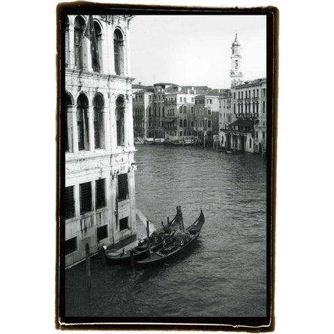 Waterways of Venice VI Black Modern Wood Framed Art Print by DeNardo, Laura