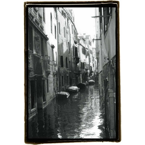 Waterways of Venice VII White Modern Wood Framed Art Print by DeNardo, Laura