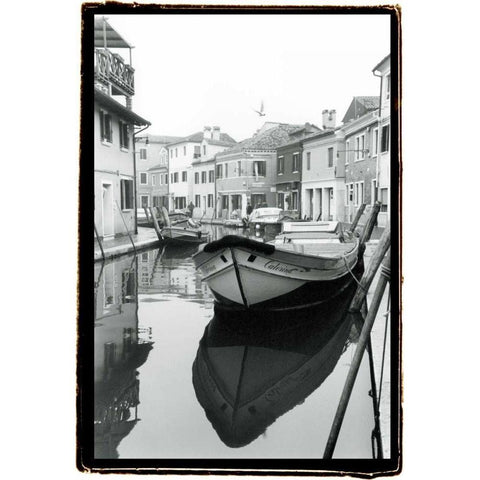 Waterways of Venice VIII White Modern Wood Framed Art Print by DeNardo, Laura