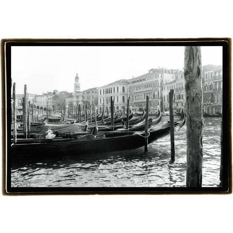 Waterways of Venice IX White Modern Wood Framed Art Print by DeNardo, Laura