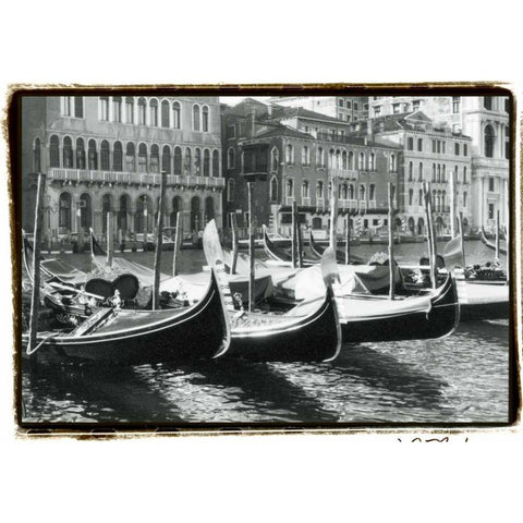 Waterways of Venice X White Modern Wood Framed Art Print by DeNardo, Laura