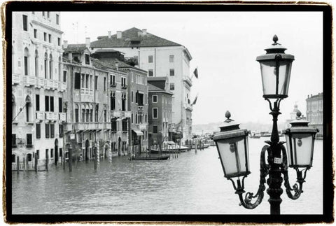 Waterways of Venice XI White Modern Wood Framed Art Print with Double Matting by DeNardo, Laura