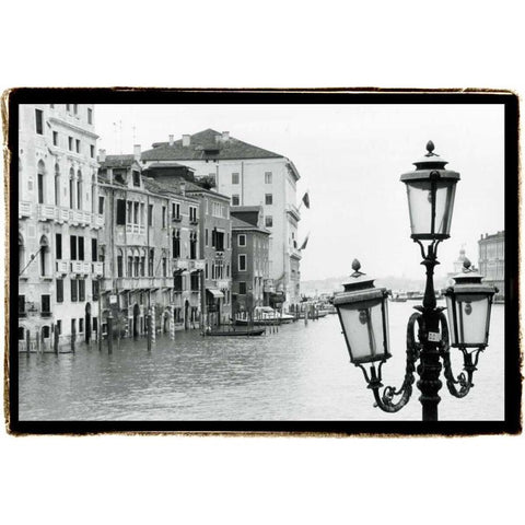 Waterways of Venice XI Black Modern Wood Framed Art Print by DeNardo, Laura